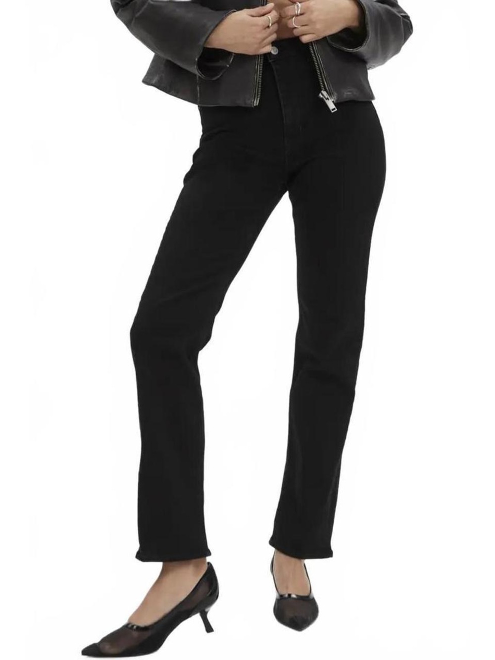 ⚡️NWT⚡️& Other Stories Black Straight-Leg Jeans